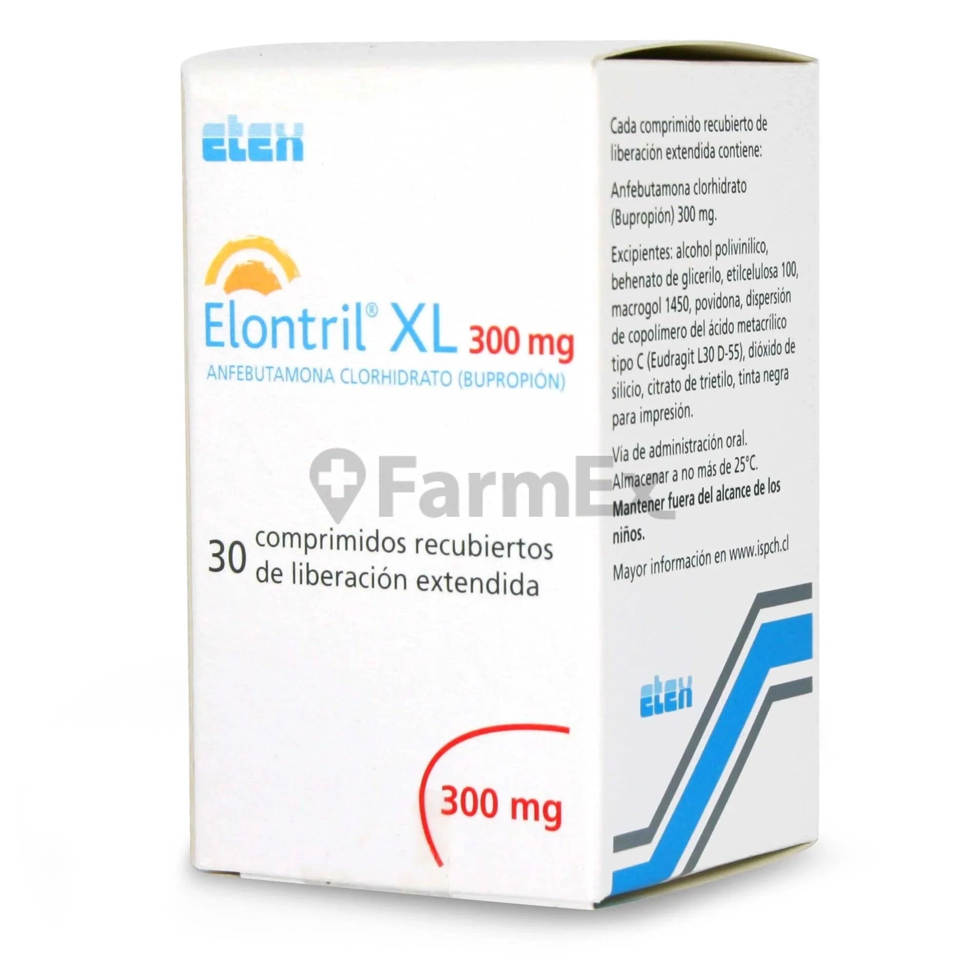Elontril XL 300 mg x 30 comprimidos ETEX